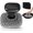 Black, variant on Cast Iron Scrubber, Cast Iron Cleaner with Pan Scraper, Chainmail Scrubber for Cleaning Dishes, Stock Pots, Pans, Griddles, Grills - Dish Scouring Pad Dishwasher Safe Cleaning Kit, Black