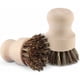 thumbnail image 1 of Protege el condimento de hierro fundido antiadherente, cepillo para fregar de hierro fundido, forma ergonómica para un agarre cómodo, cerdas de nailon densamente compactas para aflojar los residuos, 1 of 5