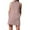 Pink, variant on Dress for Women 2024 Summer Sleeveless Turtleneck Dress Casual A Line Tank Dress With Pockets Womens Loose Sundress