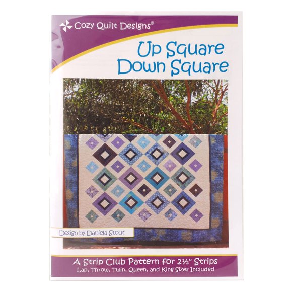 Cozy Quilt Designs Motif - Carré en Duvet (Comprend des Instructions pour Cinq Tailles de Projets)