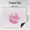 thumbnail image 5 of Pink Preppy Cute Mouse Pad, Coquette Square Mouse Pads for Desk, I''m Just A Girl Girly Mouse Pad, Girly Desk Accessories, Pink Office Supplies and Accessories, 8x8 Inch, 5 of 6