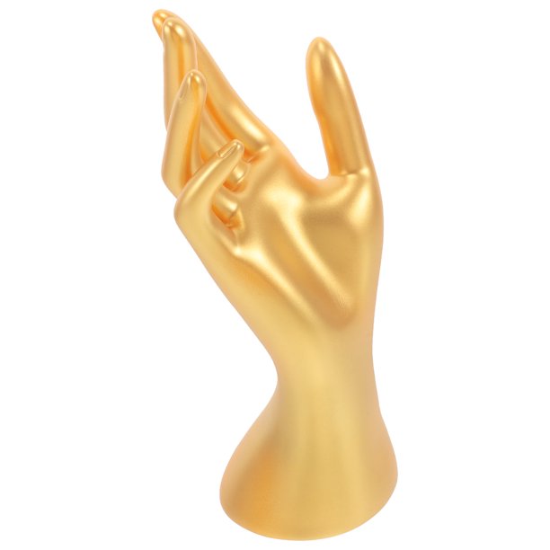 Soporte de exhibición de maniquí de mano, modelo de mano de plástico, soporte de joyería, soporte de exhibición de anillos de mano