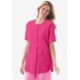 thumbnail image 2 of Woman Within Plus Size Short-Sleeve Crinkle Shirt, 2 of 6