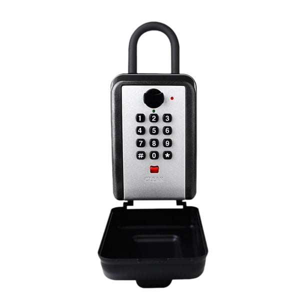 Caja de seguridad para llaves, portátil, resistente, para guardar llaves de repuesto fuera de la oficina. Colgante
