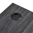 thumbnail image 5 of Modway Render Wall Mount Corner Modern Wood Office Desk in Charcoal, 5 of 9
