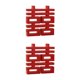 thumbnail image 1 of Injueey Boda tradicional china, doble felicidad, manualidades, decoración de de pared, cuadrado Rojo Cuadrado 2Conjunto, 1 of 1