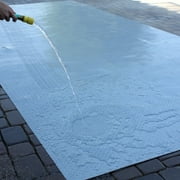 FlooringInc Standard Grade Nitro Garage Roll & Protective Parking Mats, Stailess Steel, Diamond, 7.5'x17'