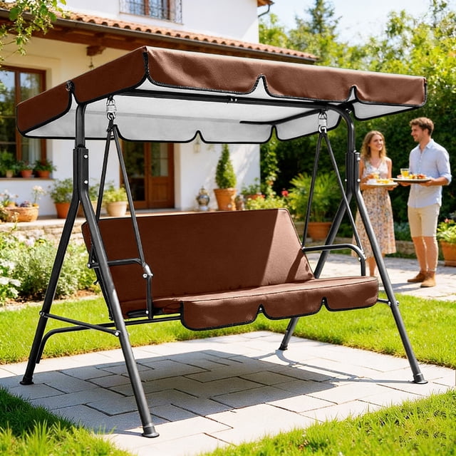 BotaniNest Outdoor Patio Shade Cover Protecting Shield For Sun And Weather Outdoor Swing
