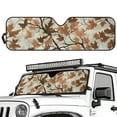 thumbnail image 2 of Uorisanigo Windshield Sun Shade for 2007-2018 Jeep Wrangler JK JKU & 1997-2006 Jeep Wrangler TJ LJ, Dead Branch Design Car Windshield Sunshade Front Window Sun Visor, 2 of 7