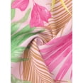 thumbnail image 5 of DARING DIVA Women's Tie Side Knot Tassel Slit Beach Mini Skirt XS Pink, 5 of 6