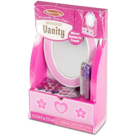 Melissa Doug Decorate Your Own Wooden Vanity Craft Kit With