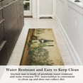 thumbnail image 5 of Wine Kitchen Mat Set 2 Pieces,Cushioned Kitchen Mat and Rugs,Kitchen Standing Mat Retro Kitchen Rug Waterproof Non Slip Kitchen Runner for Kitchen Laundry,Wine Decorations for Kitchen 17x24+17x48inch, 5 of 5