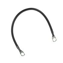 Universal 3/8" Lug 8 AWG Battery Inverter Cable Black 1FT Battery Cable Tinned Copper 1 Pc