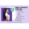thumbnail image 4 of Darling Kinky Straight Wrap Around Ponytail, 26 inch,1, Female, Adult, 4 of 8