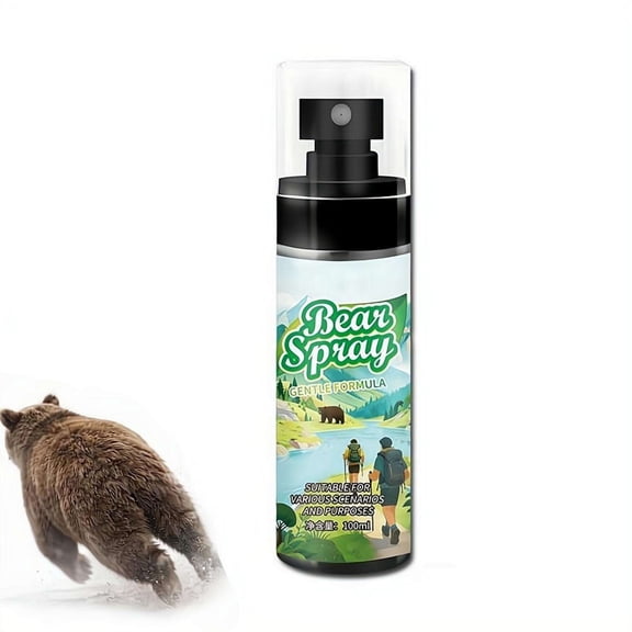 Outdoor Bear Spray Wildlife Deterrent Portable Strong Repellent for Hiking Camping Forest Workers Animal Defense