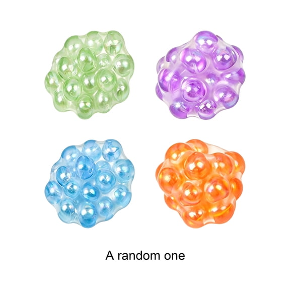 Knisume Squishy Toys Slow Rise – Colorful Popping Bead Ball Stress Relief Fidget, Anxiety Relief Squeeze Toy for Office Desk, Decompression Squishy Stress