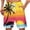 A1#-Orange, variant on LPKRT Men Sunset Beach Print Swim Trunks - Drawstring Loose Shorts, Quick Dry Summer Bottoms(Khaki-2XL)