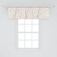 thumbnail image 2 of Ambesonne Geometric Window Valance, Cheerful Design Polka Dot, 54" X 18", Multicolor, 2 of 3