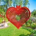 thumbnail image 5 of Décor de Jardin 3d Extérieur Intérieur Extérieur Liquidation Attrape-Vent Cœur d'Amour Rouge, 5 of 5