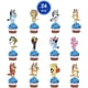 thumbnail image 3 of 25PCS Cake Cupcake Topper Decorations Cartoon Dog Happy Birthday Party Supplies, 3 of 5
