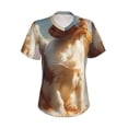 thumbnail image 5 of Zufioo Rainbow English Cocker Spaniel Print Women's Classic V-neck T-shirt, V-neck Short-sleeved Tops Home Wear, Suitable for Daily Life, Work, Outdoors-XX-Large, 5 of 8