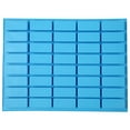 thumbnail image 2 of Reusable Baking 40 Cavity Narrow Rectangle Silicone Caramel Candy Bar For Ganache Jelly Butter Tray, 2 of 4