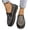 Black, variant on Womens Rhinestone Thick Sole Loafers Glitter Fashion Slip-On Sparkle Bling Sequin Sneakers Casual Walking Flat Shoes Silver 6