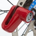 thumbnail image 1 of Candado de disco para moto de alta resistencia - Negro/rojo/azul, 5,5 x 4,4 cm, antirrobo, fácil instalación, 2 llaves incluidas, 1 of 2