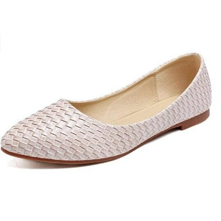

Womens Weaving Pointed Toe Ballet Flats Shoes Slip On Loafers Size 10.5