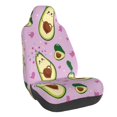 thumbnail image 1 of Wukai Different Avocados Full Set Car Seat Covers with Soft Padding Universal Auto Front Seats Protector and Cushion Mat, 1 of 5