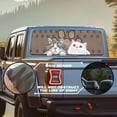 thumbnail image 4 of HUIACONG Dog Paw Cat Pickup Car Window Stickers Rear Window Decal 66 x 22 inch Easy to Install Truck Rear Windows Decals Perforated Windows Film Decal Suitable for Most Pickup Trucks, 4 of 7