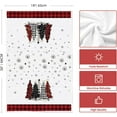 thumbnail image 5 of SOME THING Red Black Buffalo Plaid Xmas Trees Christmas Kitchen Towels Dish Towels, 18x26 Inch Daily Seasonal Winter Decoration Hand Towels Set of 4, 5 of 6