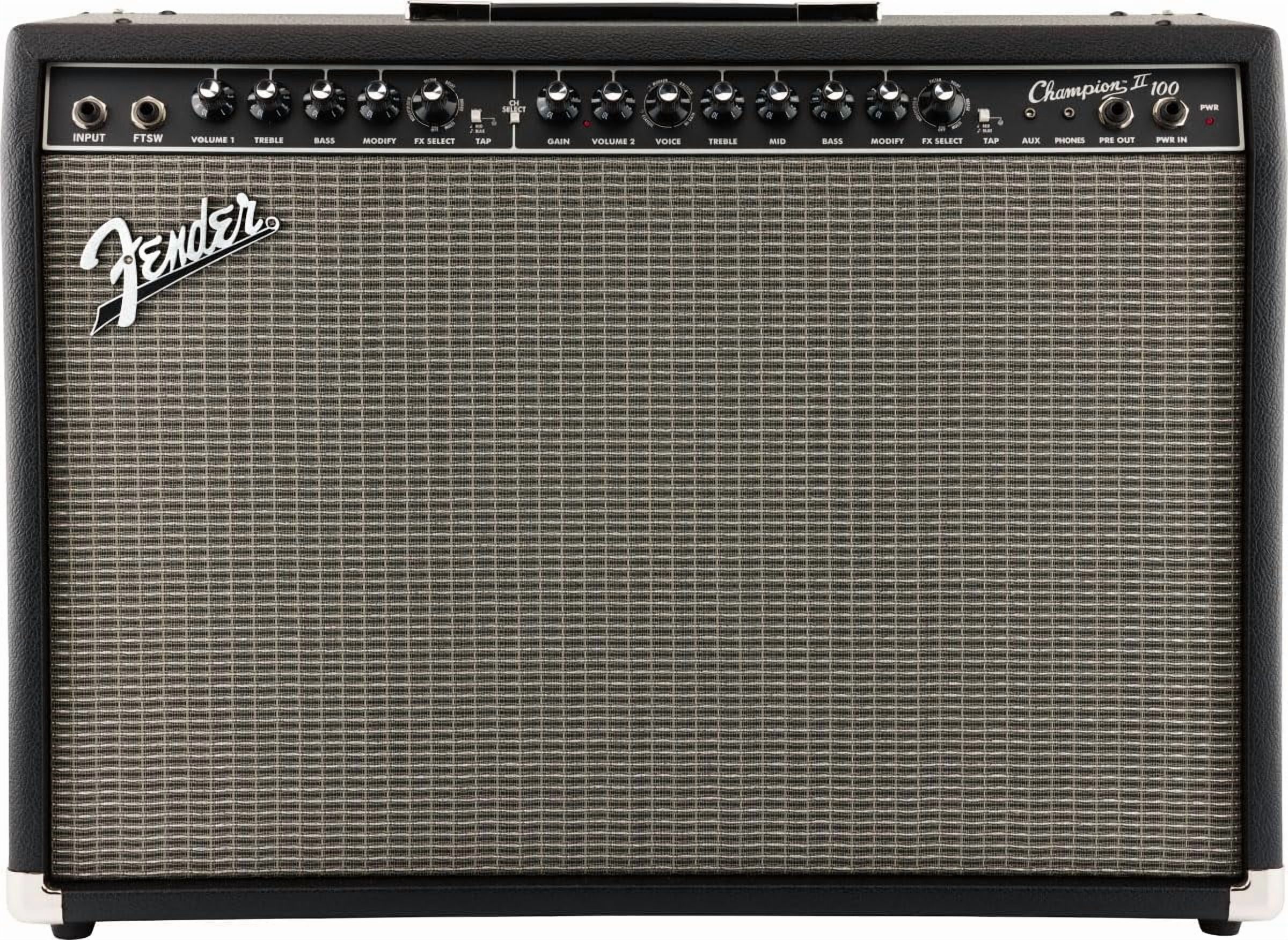 Fender Champion II 100-Watt Guitar Combo Amplifier w/ Instrument Cable