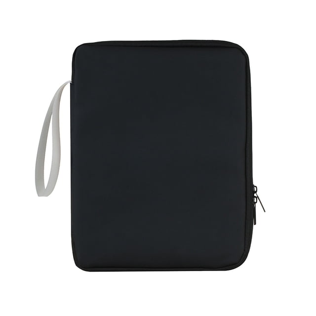 Tauxra 12.9 Inch Tablet Carrying Case Multi Pocket Water Repellent Sleeve With Lanyard For Office Travel
