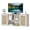 Grey White, variant on LEYAOYAO Boho Rattan TV Stand, Tea Brown Media Console with Open Shelf & Storage, Fits 50-65 Inch TV, Rustic Entertainment Center