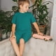 thumbnail image 4 of Balery Teal Conjunto de Pijama Infantil de Manga Corta con Estampado – Ropa de Dormir de Algodón Suave-4X-Large, 4 of 6
