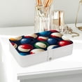 thumbnail image 6 of Bowling PU Leather Earring Organizer with Removable Compartment - Portable Jewelry Stand, Bracelet Holder, Display Case, 6 of 6