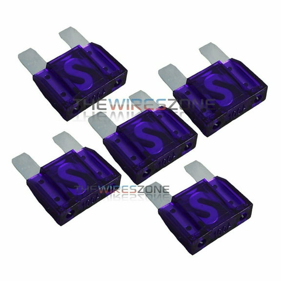 100 Amp Large Blade Style Audio MAXI Fuses for Car RV Boat Auto (5 Pack)