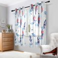 thumbnail image 2 of Yayeee Window Curtains Light Filtering 63"x52" Grommet Panel Pair Home Living Room Decor, Ice Rink, 2 of 7