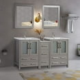 thumbnail image 3 of Vanity Art VA3024-60G 60 in. Double Sink Bathroom Vanity Set, Gray, 3 of 5