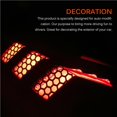 thumbnail image 4 of Riwesomey 6 unids/set pegatina de luz trasera de coche estilo de coche luz trasera de panal pegatinas decorativas calcomanías aptas para Mustang Automoción decorativa y accesorios Riwesomey VI003694-00, 4 of 5