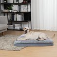 thumbnail image 2 of Pet Spaces 36in Pillowtop Dog bed - Grey, 2 of 5