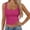 Red, variant on Crop Tank Tops for Women Square Neck Stretchy Ribbed Plain Slimming Sleeveless Shirt Y2k Going out Tops Summer Outfits