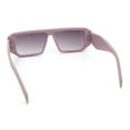 thumbnail image 7 of Womens Mod Flat Top Square Rectangle Beveled Diamond Cut Arm Plastic Sunglasses All Purple, 7 of 7