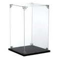 thumbnail image 1 of Caja de exhibición acrílica Uxcell de 6x6x8 pulgadas, cubo ensamblable, a prueba de polvo, transparente, 1 of 7