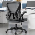 thumbnail image 7 of COOLHUT Office Desk Chair, Ergonomic Mesh Rolling Work Swivel Task Chairs with Wheels, Comfortable Lumbar Support, Comfy Flip-up Arms for Home, Bedroom, Study, Student, 8-Years Warranty, Light Gray, 7 of 7
