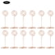 thumbnail image 1 of Clip para número de mesa en forma de círculo, 12 Uds., Clip para Tarjeta De Nombre, soporte, Clip de papel, Clip para notas (oro rosa), 1 of 13