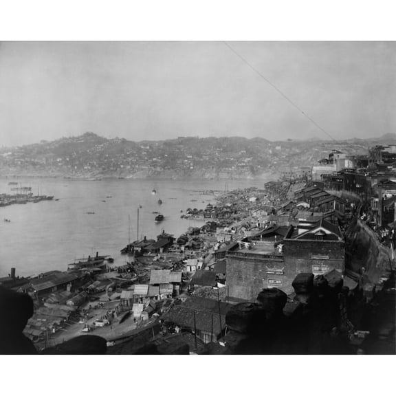 The Riverfront Of Chongqing (Chungking) History (36 x 24)