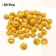 thumbnail image 3 of Uxcell 50 piezas de cuentas de madera naranja de 20 mm, cuentas redondas sueltas con agujero grande de 4.5 mm para hacer joyas, collares, pulseras, manualidades DIY, decoraciones hechas a mano., 3 of 7