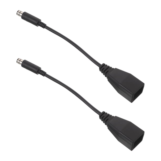 SHOWERORO 2Ud Cable De Adaptador De Corriente Negro Para Consola Con Conexión Estable Para Uso En Casa
